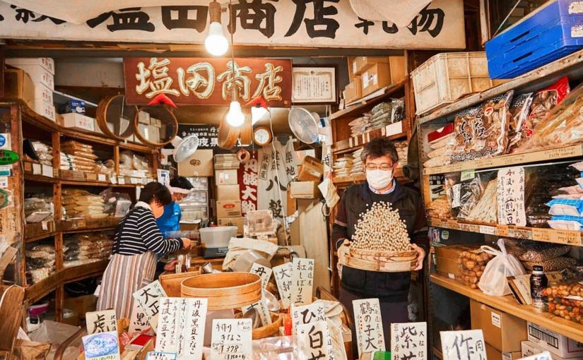 Tsukiji-Fischmarkt – alt